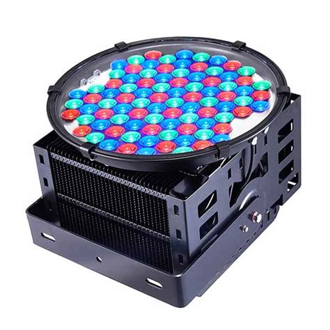 Commercial High Mast DMX 1000 Watt RGB LED Flood Light