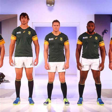 Rugby World Cup Springbok Jersey Launch - TrebleGroup UK