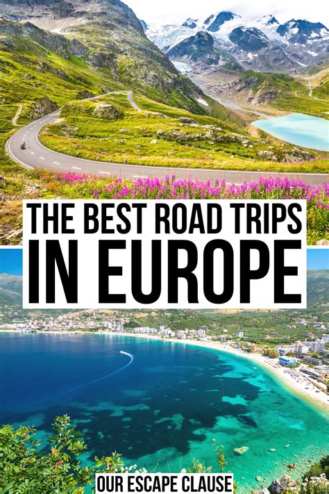 55 Epic Road Trips in Europe (Itinerary Ideas + Tips!) | Road trip fun ...