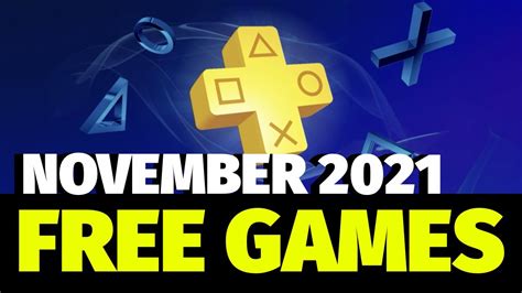 PlayStation FREE Games for November 2021 | PS Plus Members | PS4 - YouTube