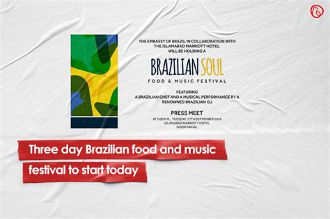 Three-day Brazilian food and music festival to start today | Graana.com