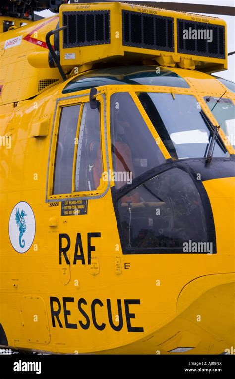 Westland Sea King RAF Rescue Helicopter Stock Photo - Alamy