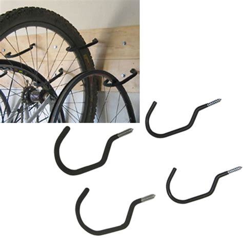 4 PC Jumbo Hooks Bike Bicycle Hanger Ceiling Wall Mount Storage Hook 6" & 9" - Walmart.com ...