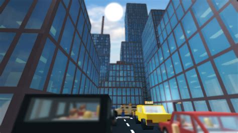 Download Roblox Blue City Tall Building Wallpaper | Wallpapers.com