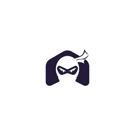 Ninja vector logo design template. 11474304 Vector Art at Vecteezy