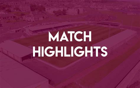 Arbroath vs Dundee United - Match Highlights - Arbroath FC