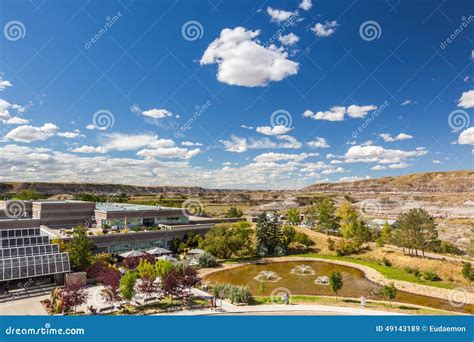 Drumheller dinosaur museum stock image. Image of culture - 49143189