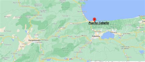 ¿Dónde está Puerto Cabello? Mapa Puerto Cabello - ¿Dónde está la ciudad?