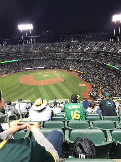 View from the 2019 AL Wild Card game. : r/baseball