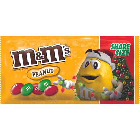 M&Ms 3.27 oz Christmas Peanut Share Size - 357874 | Blain's Farm & Fleet