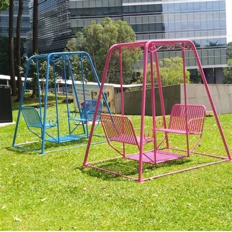 Metal Garden Swing, Furniture, Others on Carousell