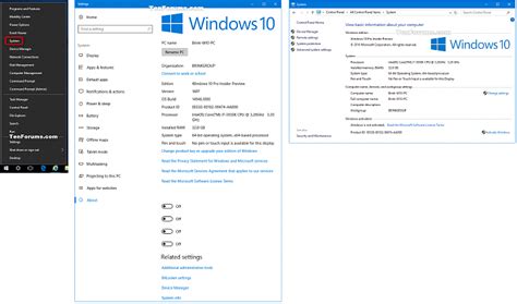 Win+X Menu System - Control Panel or Settings in Windows 10 - Windows ...