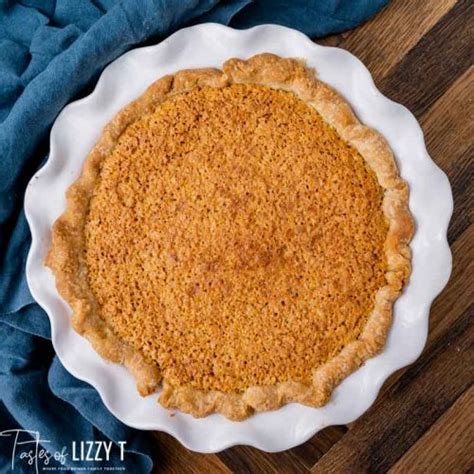 Amish Oatmeal Pie Recipe {Brown Sugar Pie} | Tastes of Lizzy T