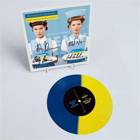 Envy of None Autographed Limited Edition 7" Single to benefit UNHCR - VISION MERCH