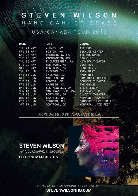 Full Details of New Steven Wilson Album, US Tour Announced - Ghost Cult ...