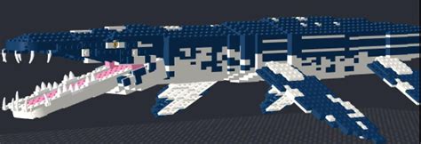 Lego walking with dinosaurs Liopleurodon and Ornithocheirus : r/lego