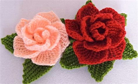 Fabulous Roses in 3D Free Crochet Pattern and Video Tutorial