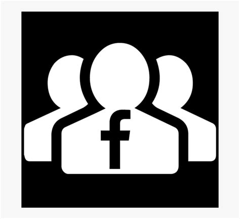 Facebook Group Icon Black, HD Png Download , Transparent Png Image ...