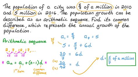 Question Video: Solving Word Problems Involving Arithmetic Sequences | Nagwa