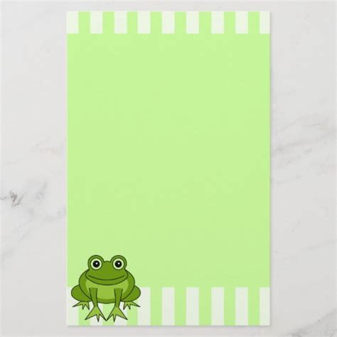 Cute Frog Stationery | Zazzle.com