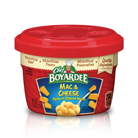 Chef Boyardee Macaroni and Cheese, Microwavable Bowl, 7.5 Oz - Walmart.com - Walmart.com