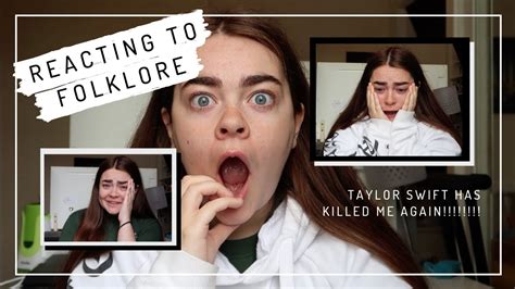 REACTING TO TAYLOR SWIFT'S FOLKLORE ALBUM!! - YouTube