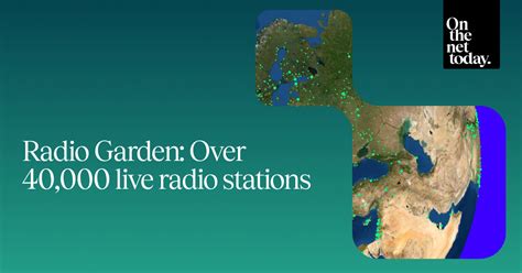 Radio Garden: Over 40,000 live radio stations