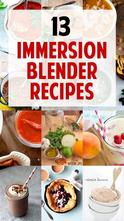 13 Immersion Blender Recipes That Will Make Your Week | Recipes, Food ...