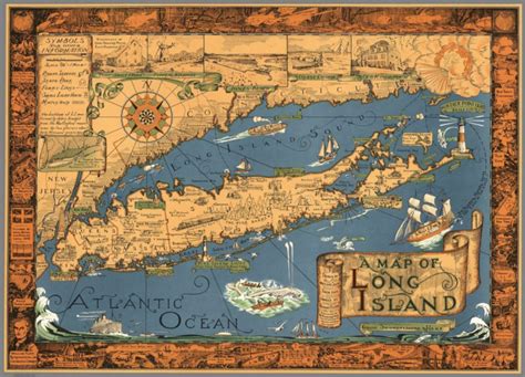 A Map Of Long Island. Drawncourtland Smith From Data Compiled ...