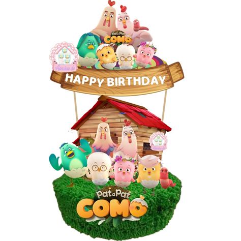 Jual Pat a Pat Como Cake Topper Indonesia|Shopee Indonesia