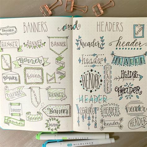 35+ Best Bullet Journal Headers & Title Ideas For 2021