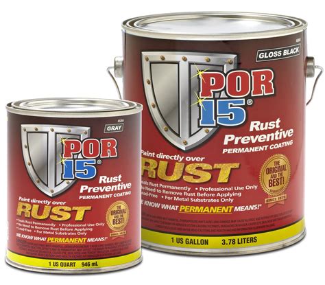 POR15 Grey Rust Preventive Paint 3.78L (US Gallon) - Frost Auto ...