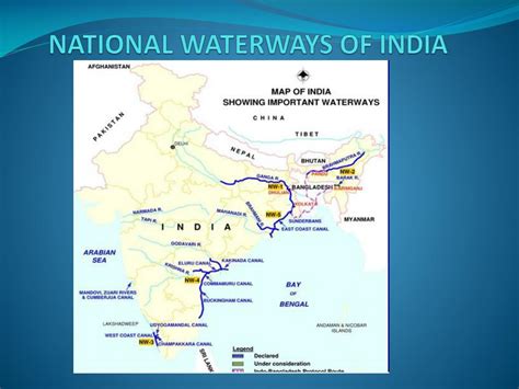 PPT - Inland Navigation Initiative of India for promoting Inland Waterways Development ...