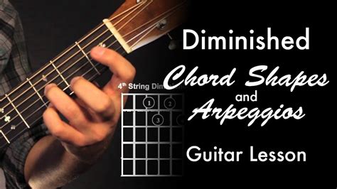 Diminished Arpeggios & Chords • Garret's Guitar Lessons