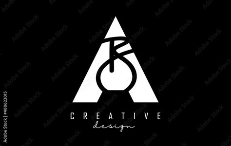 Black and white AB letter logo with a minimalist and negative space ...