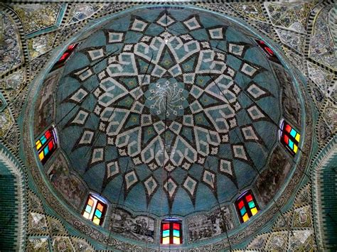 Tekyeh Mo'aven ol Molk | Ceramic tile multicolored patterns … | Flickr