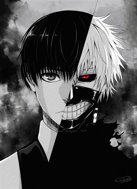 Who Am I Kaneki Ken Tokyo Ghoul Fan Art | Daily Anime Art