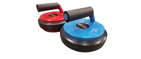 Recreational Curling Rocks for Sale - Red & Blue | Iron Sleek