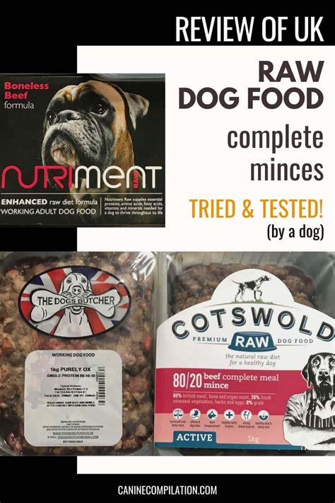 Raw Dog Food Reviews - UK - Canine Compilation