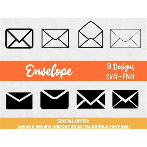 Envelope SVG Bundle, SVG Files for Cricut, Mail clipart, Com - Inspire Uplift