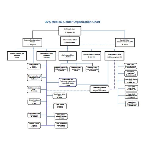 Sample Hospital Organizational Chart - 10+ Documents in PDF