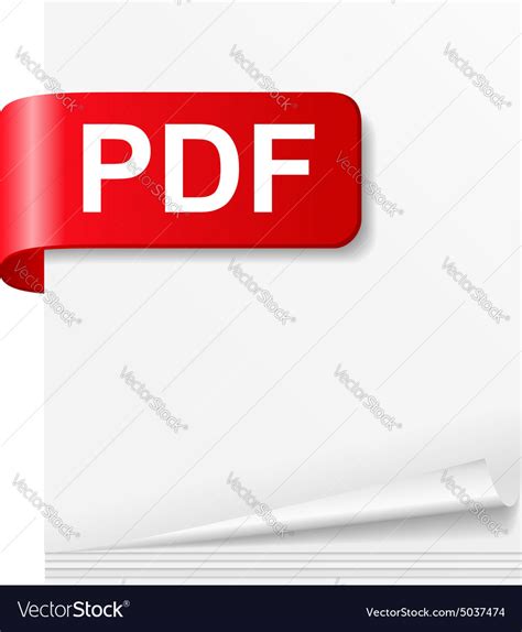 Pdf file Royalty Free Vector Image - VectorStock