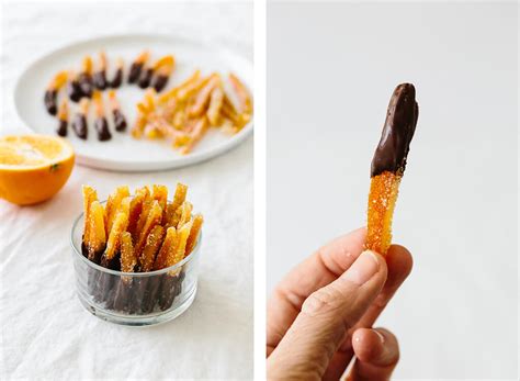 Candied Orange Peel (Chocolate Covered) - Downshiftology