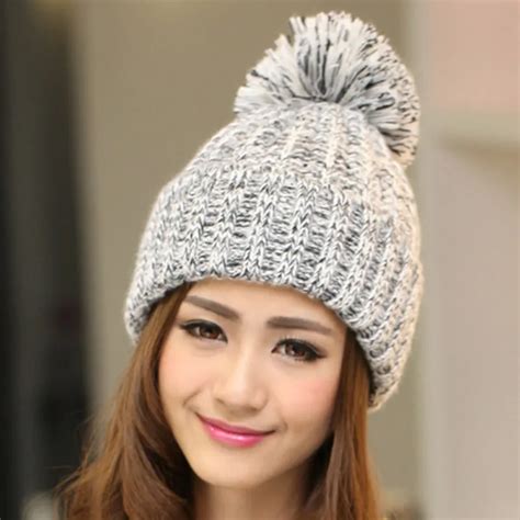 Aliexpress.com : Buy 2016 Beanies Women's Winter Hats For Women Knit ...