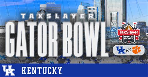 Kentucky Football Bound for the 2023 TaxSlayer Gator Bowl – UK Athletics