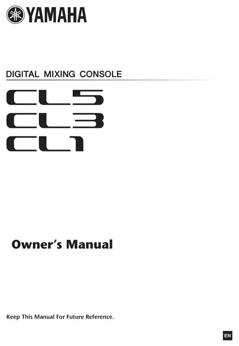 YAMAHA CL5 OWNER'S MANUAL Pdf Download | ManualsLib