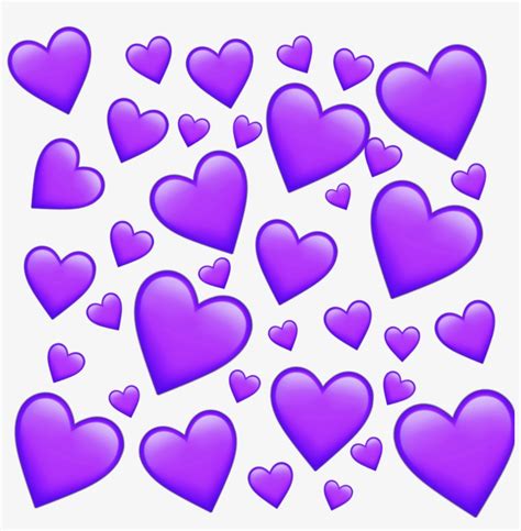 Heart Emotion Emoticon Purple Purpleheart Tumblr Coracã - 2289x2289 PNG Download - PNGkit