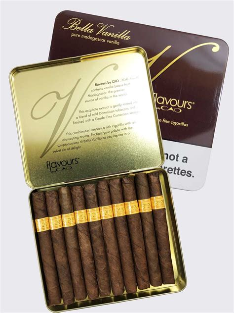 CAO Flavors Bella Vanilla Cigarillos (4×30) Tin – Cigars Daily