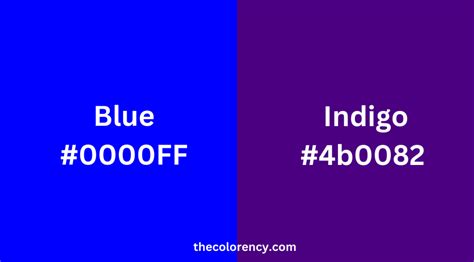 50 Shades Of Indigo Color (Names, HEX, RGB, CMYK Codes), 43% OFF