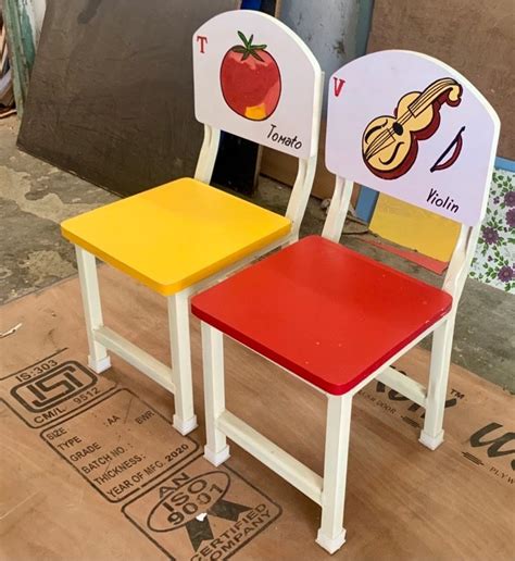 Kids Chairs With Printed Laminated Backs, School Chair, Classroom Chair, स्टूडेंट चेयर - The ...